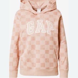 Women’s Gap Checkerboard Spellout Graphic Hoodie